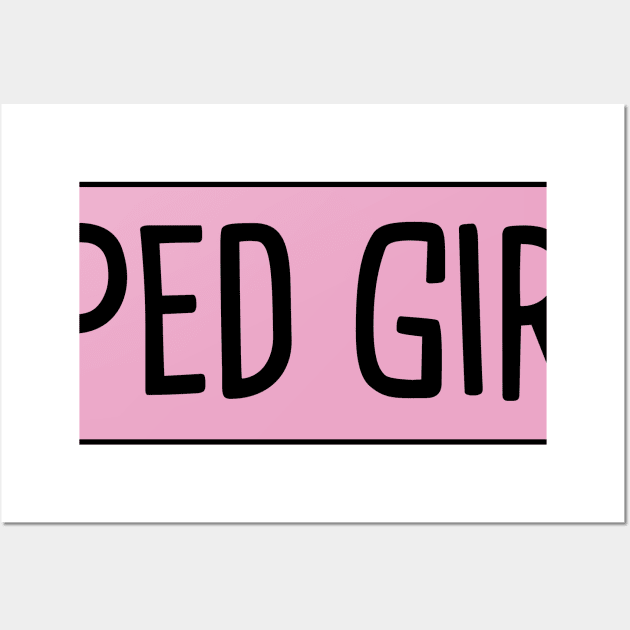 SPED Girl Wall Art by orlumbustheseller